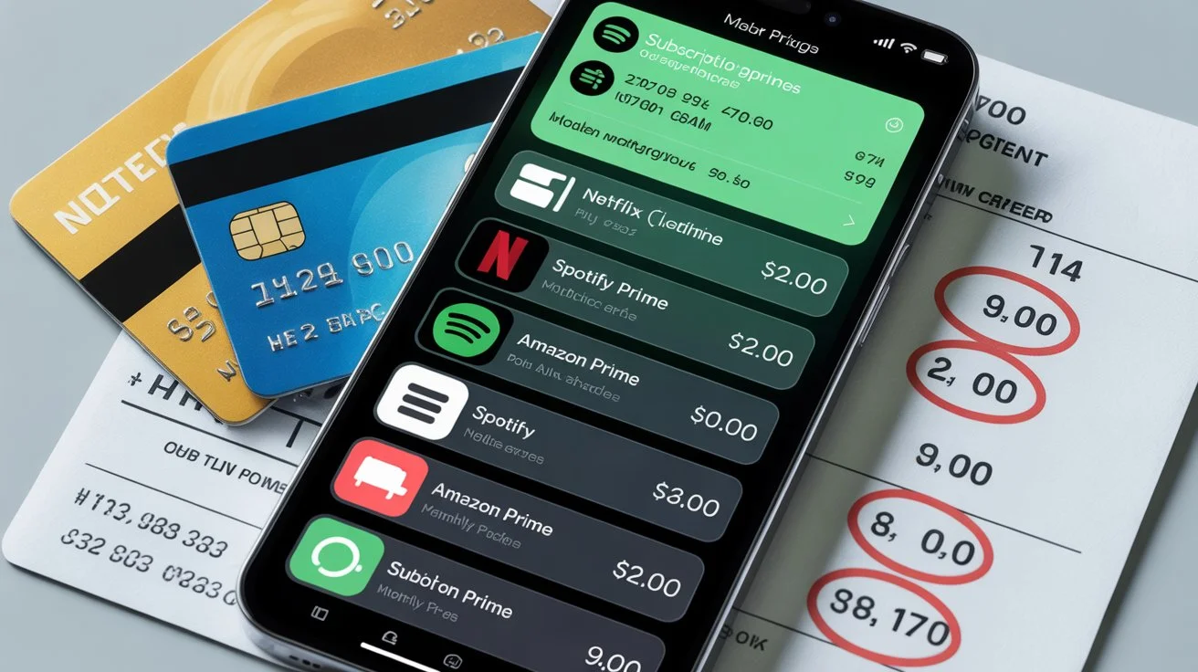 Tracking expenses and managing budgeted income using mobile banking and expense tracking apps.